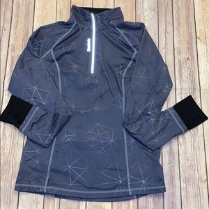 Reebok Quarter Zip Active Top SZ Small